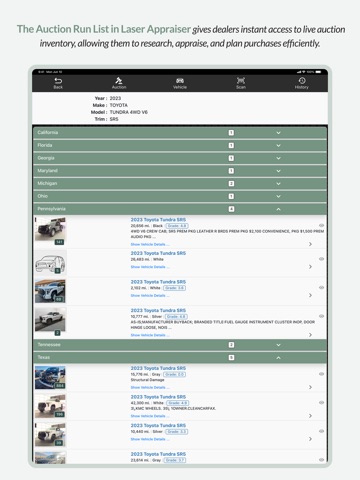 VIN Scanner iPad screenshot