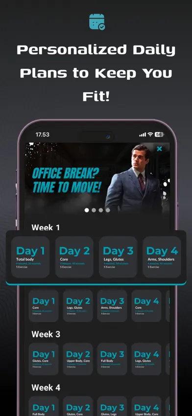 30 Days Office Break Workout screenshot 2