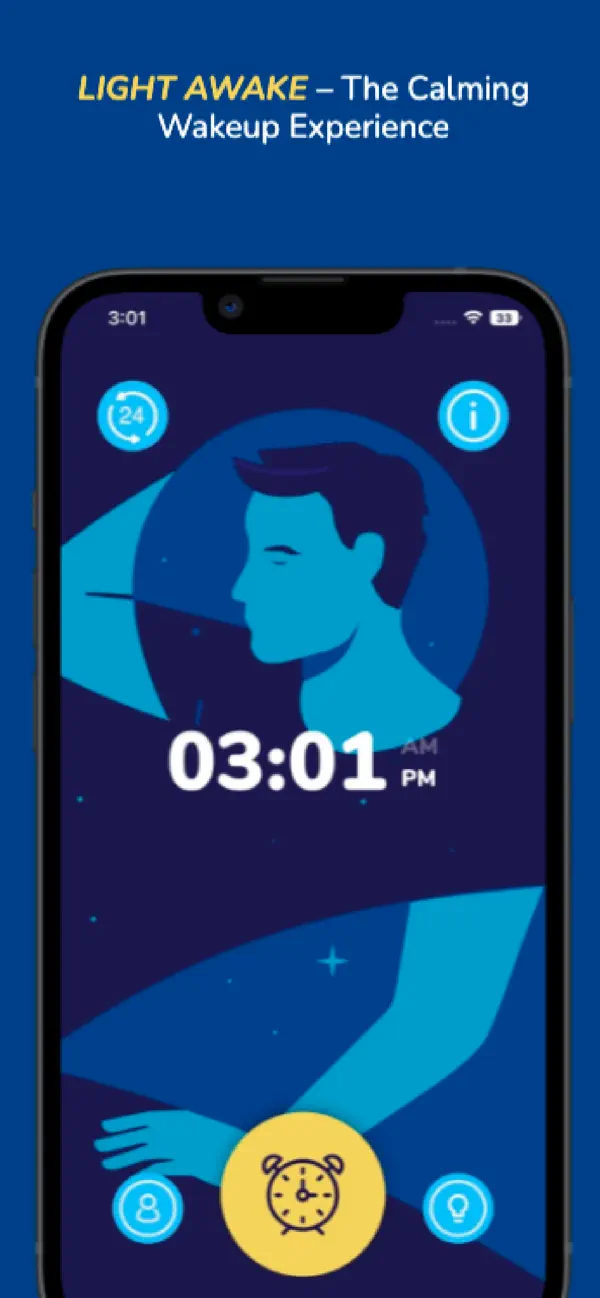 Screenshot #1 pour Light Awake Alarm System