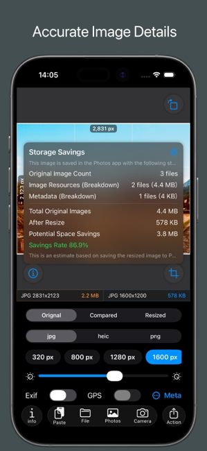 ImageResize スクリーンショット