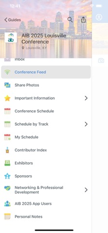 AIB Conferences and Events iPhone screenshot