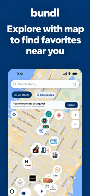 Bundl: Restaurant Deals screenshot 1
