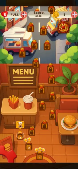 Burger Blitz: Food Puzzle Game screenshot 1