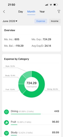 Daily Expenses: Budget Tracker Screenshot 3 of 5