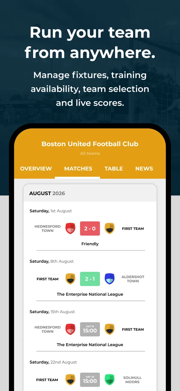 Screenshot #2 pour Pitchero Club