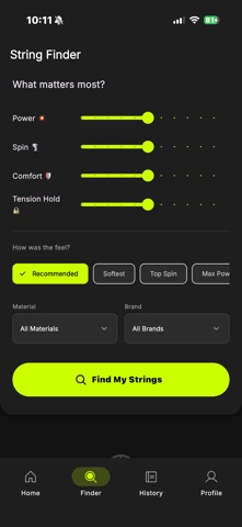 String Master - Tennis Log screenshot