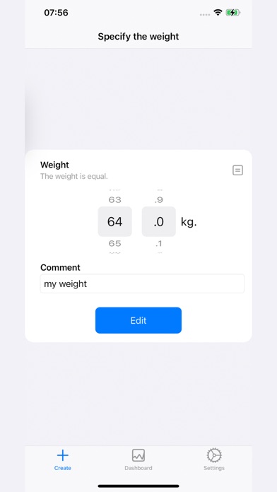 BodyRecord Screenshot