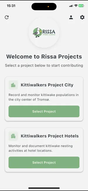 Rissa Citizen Science screenshot 2