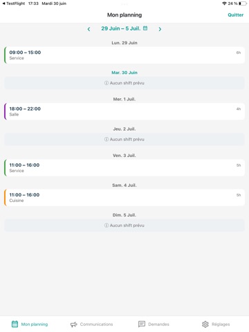 EatPilot App iPad screenshot