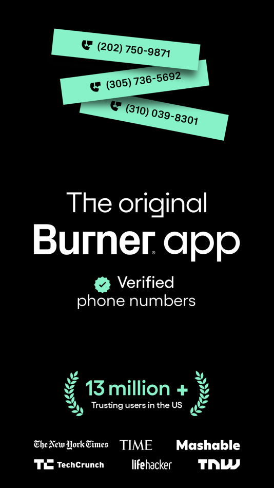 #1. Burner: Second Phone Number (iOS) 由: Ad Hoc Labs, Inc