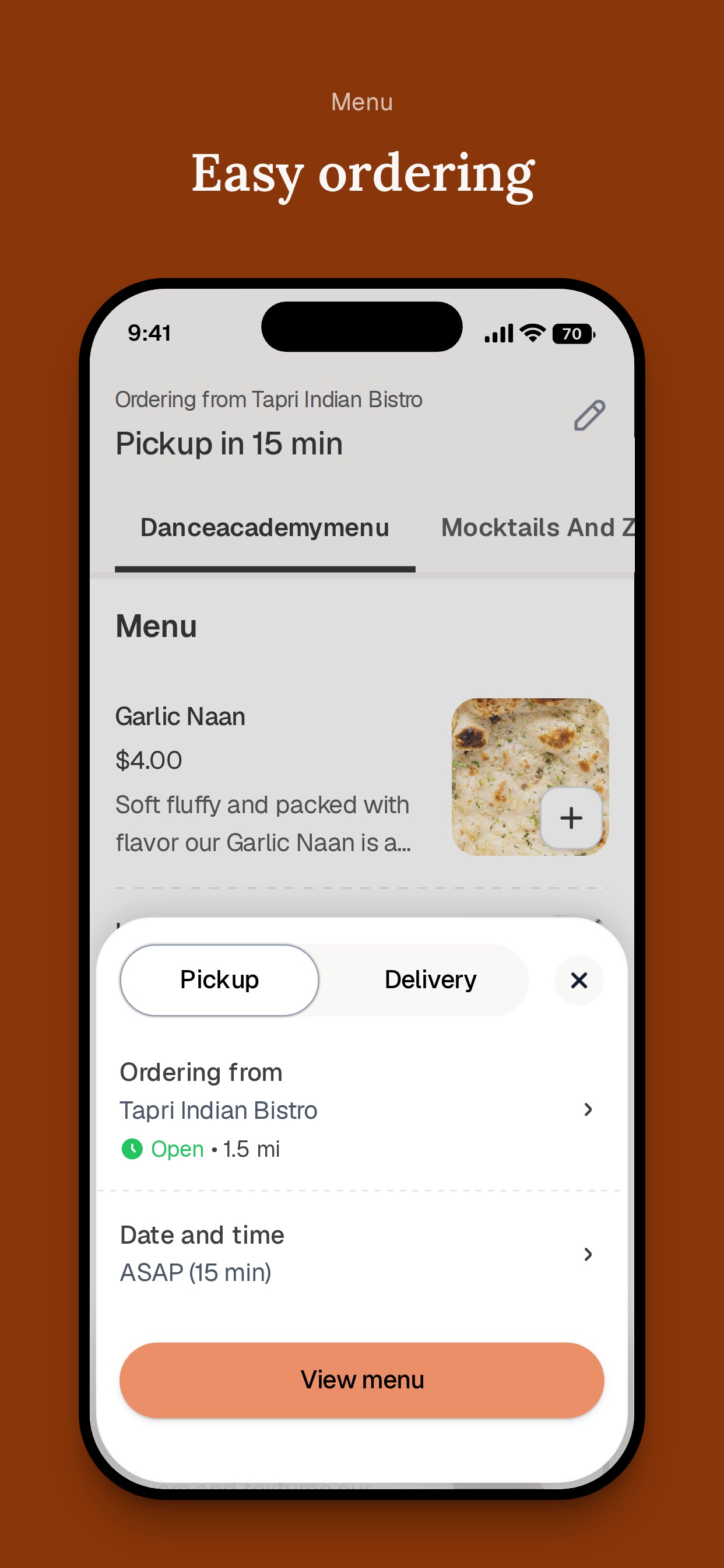 Screenshot 3 of Tapri Indian Bistro