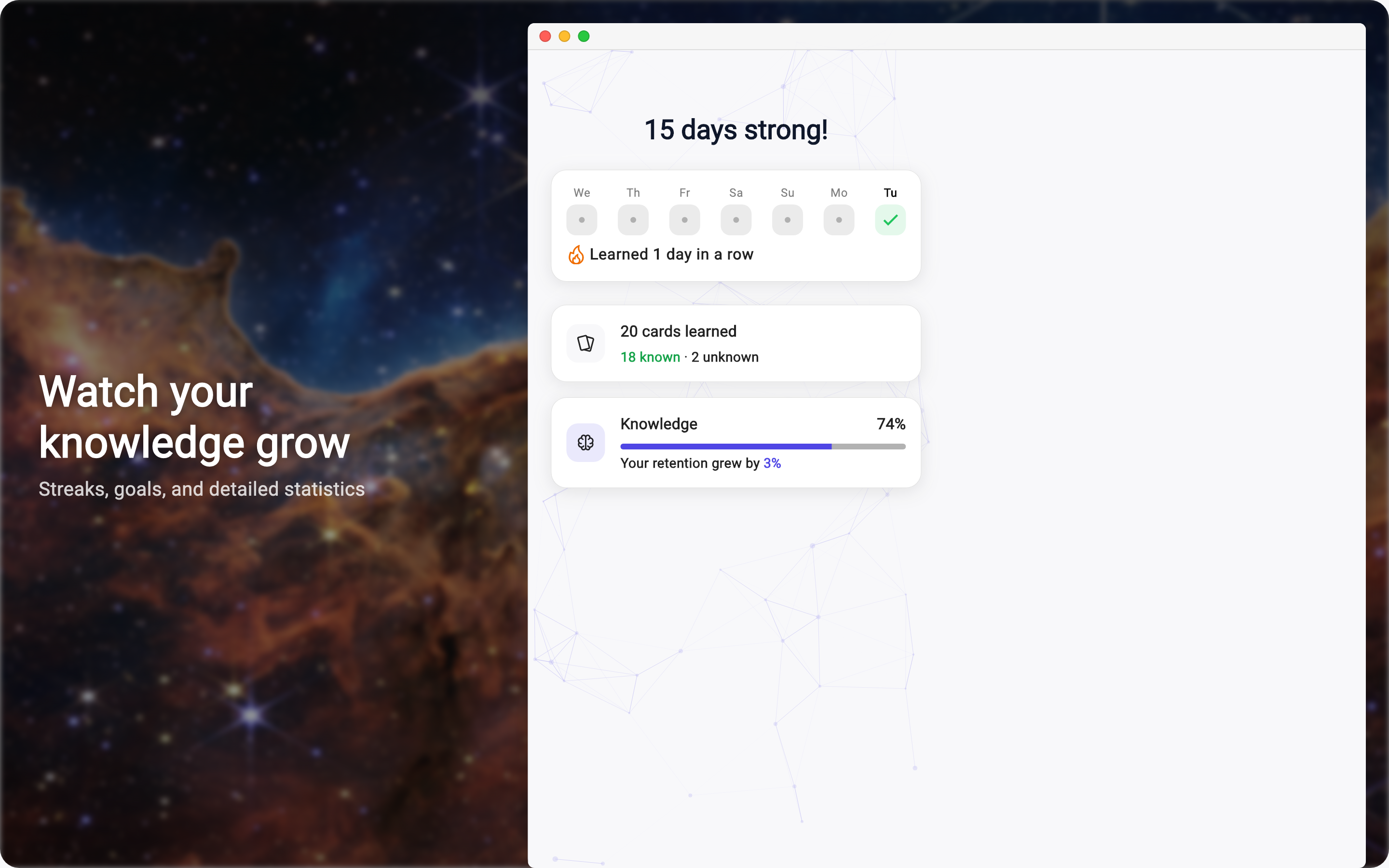 Space: Spaced Repetition screenshot 16