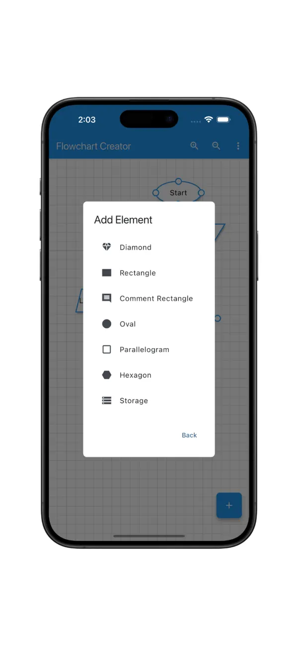 Screenshot #2 pour Flowchart Creator(Pro)