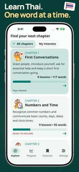 Learn Thai Language Beginners screenshot 1