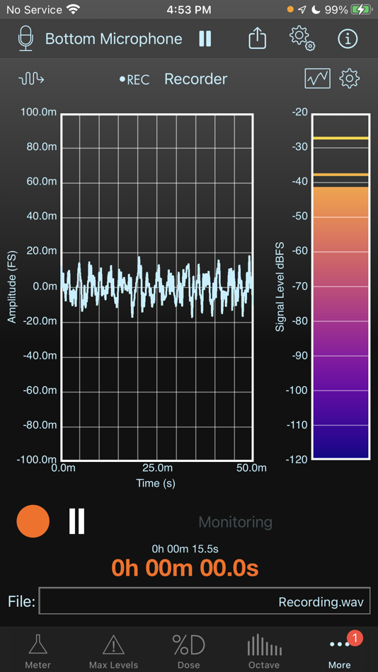 #4. SoundMeter X (iOS) 来自: Faber Acoustical, LLC