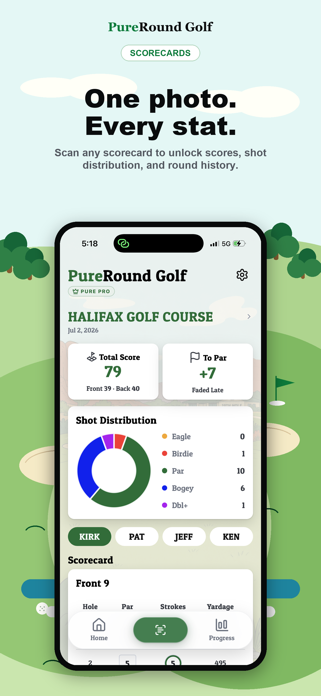 PureRound | Golf Tracker Screenshot 2 of 4