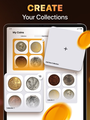 Coin Identifier & Scanner App iPad screenshot