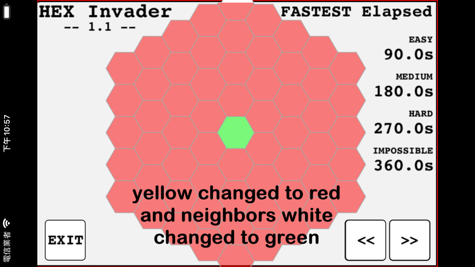 #8. Hexagon Invader (iOS) 由: CHIEN-HUNG CHEN