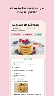 planificador menú semanal iphone capturas de pantalla 2