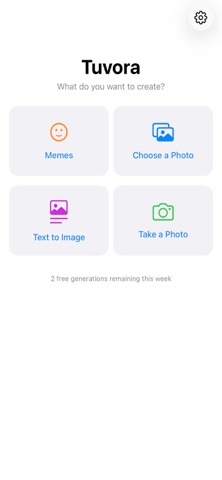 Tuvora iPhone screenshot