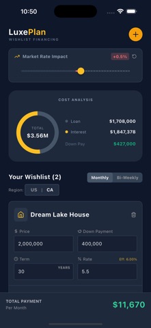 LuxePlan Screenshot 2 of 6