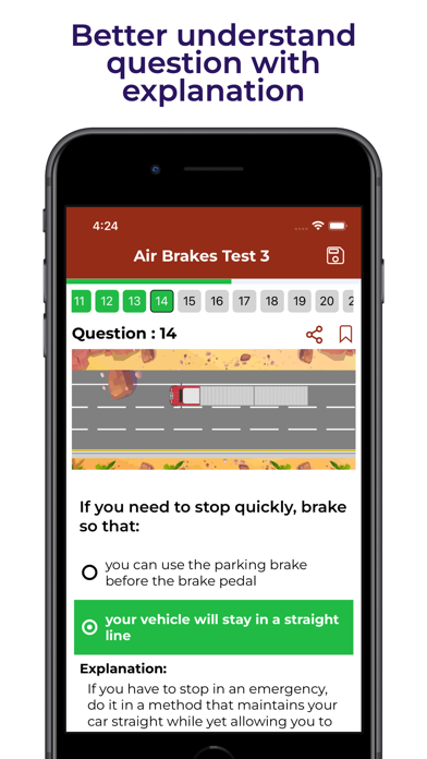 Arkansas AR CDL Practice Test Screenshot