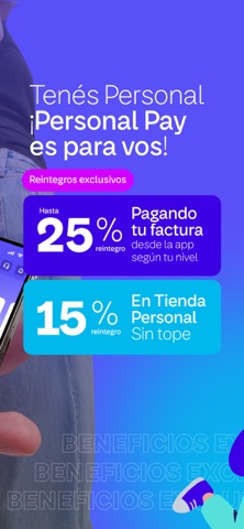Personal Pay Billetera Virtual iPhone screenshot 2