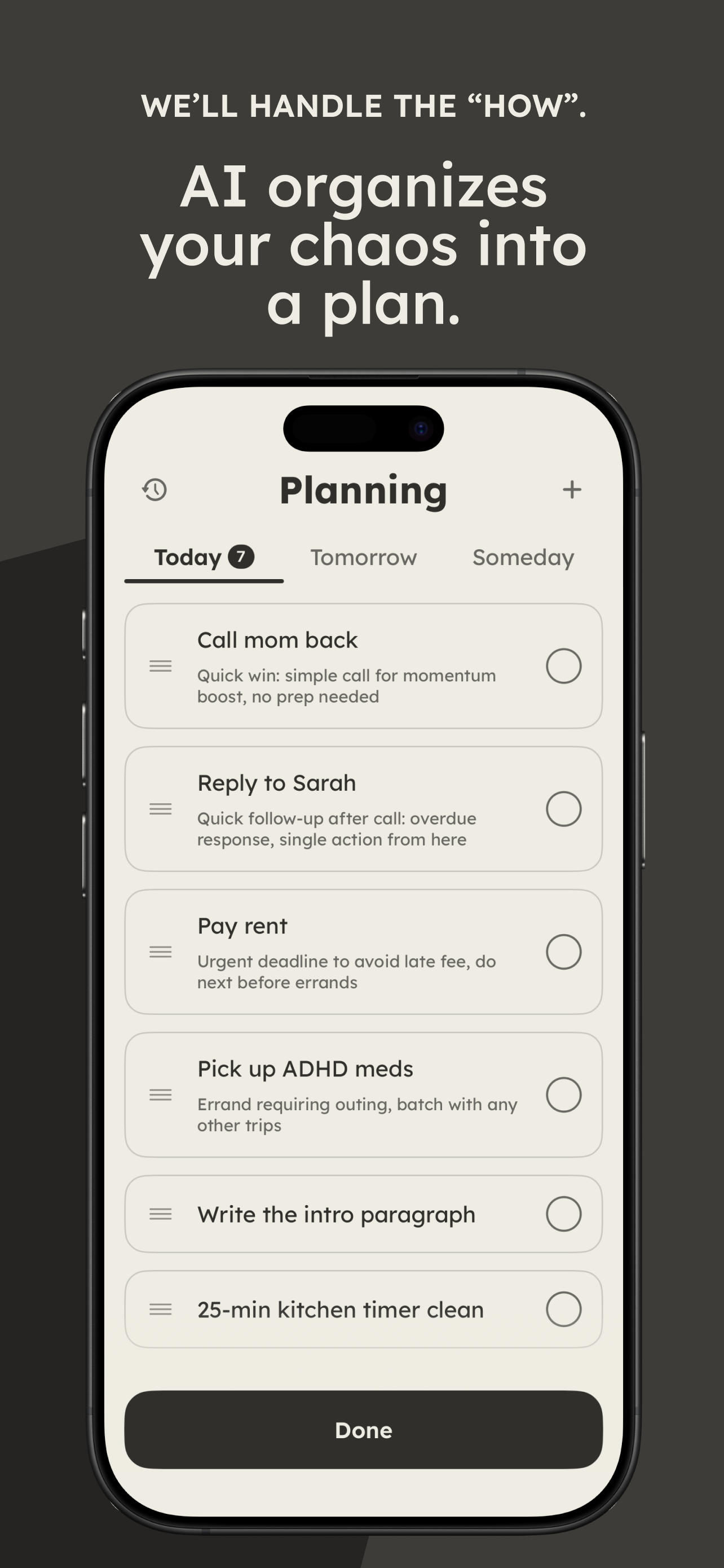 Focus One - ADHD AI Planner