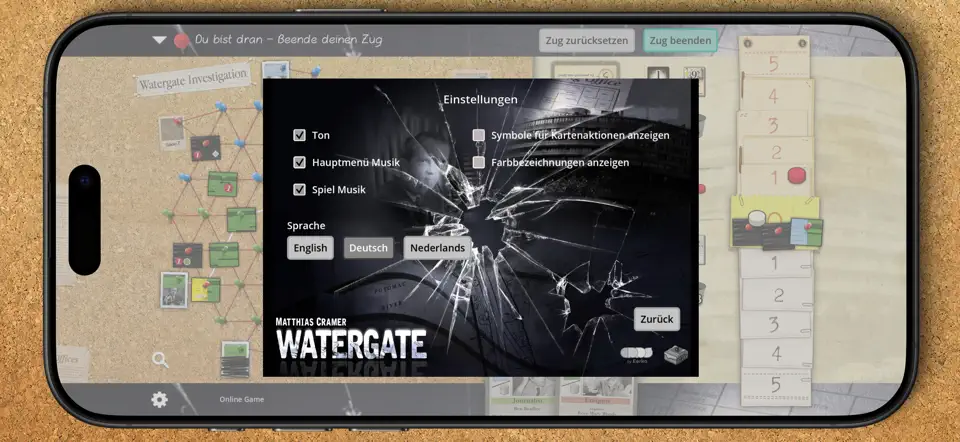 Screenshot von Watergate: Das Brettspiel auf dem iPhone 4