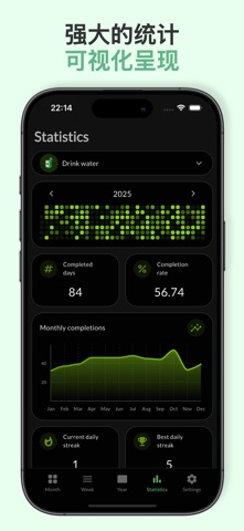 习惯追踪器 - HabitGrid screenshot