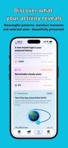 Distancive - Walk & Run Stats screenshot