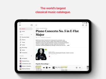 Apple Music Classical iPad screenshot 2