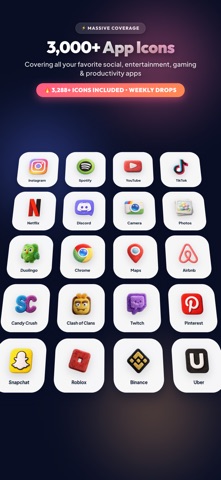 Fluffy: Cute 3D App Icons Pack Screenshot 4
