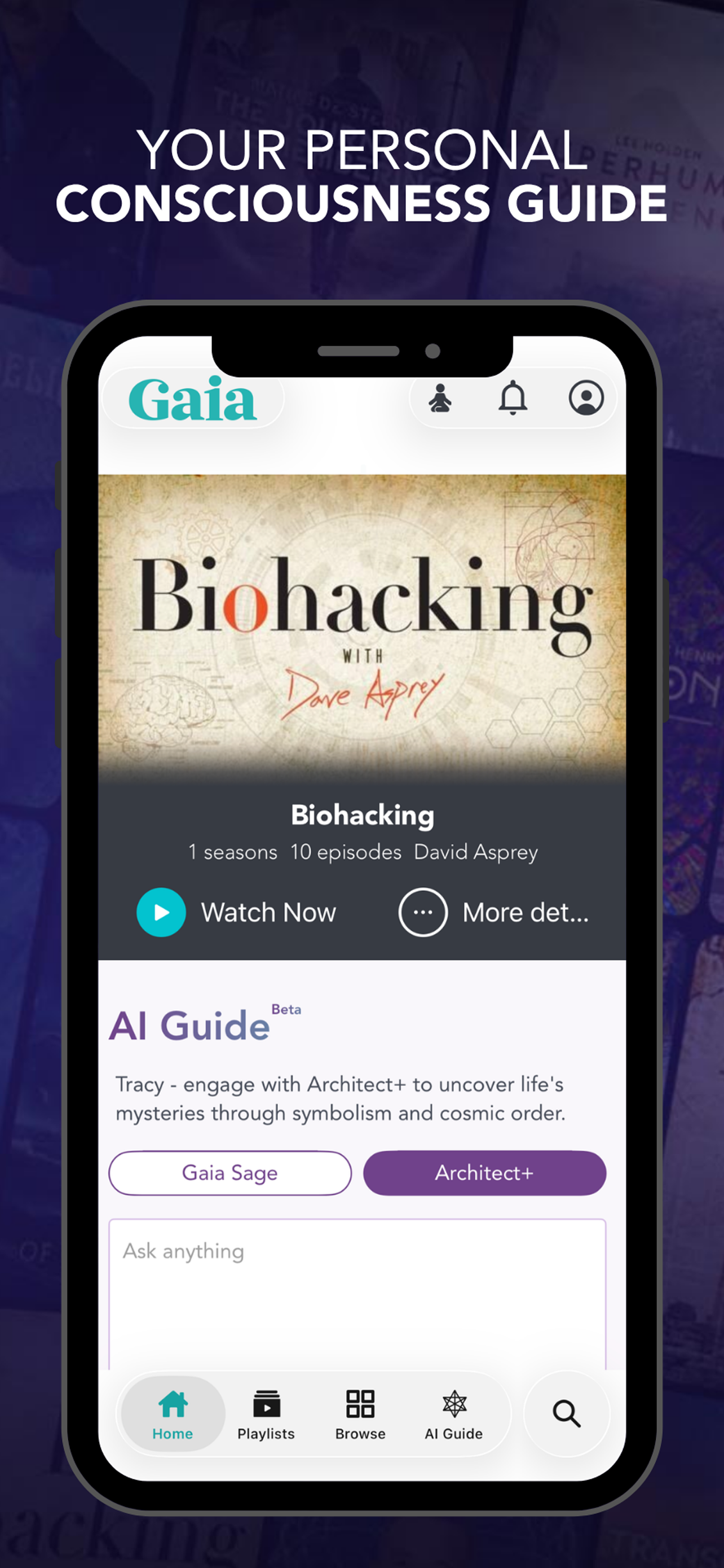 Gaia: Streaming Consciousness