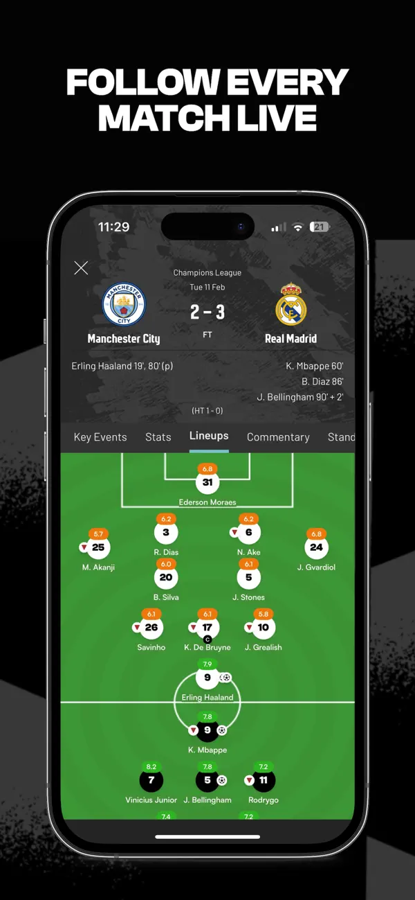 Screenshot #1 pour GOAL Live Scores