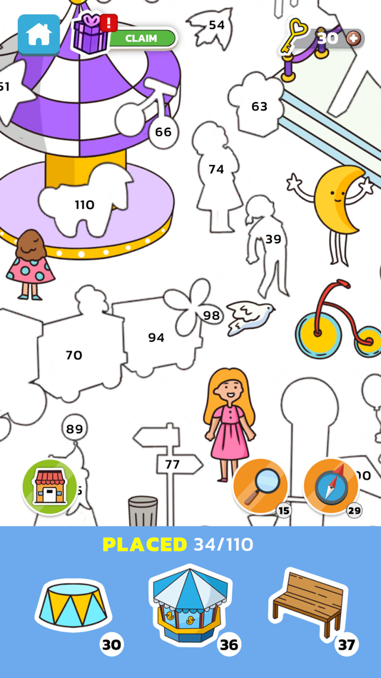 #5. Sticker Puzzle Color by Number (iOS) 由: Playcus Limited