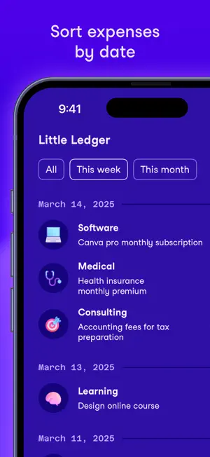Little Ledger screenshot 4