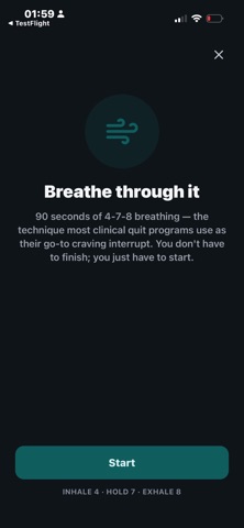 Vapeless: Quit Vaping Tracker screenshot