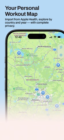 Where did I train: Workout Map Screenshot 1 of 4