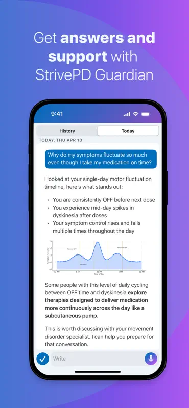 StrivePD Parkinson's Assistant screenshot 3 of 10