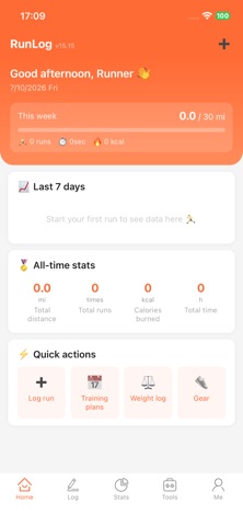 RunLog - Running Jog Tracker Screenshot 1 of 5
