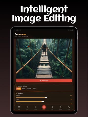 Kittl AI Image Generator iPad screenshot