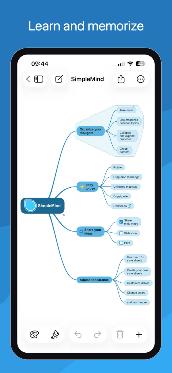 #2. SimpleMind - Mind Mapping (iOS) Podle: xpt Software & Consulting B.V.