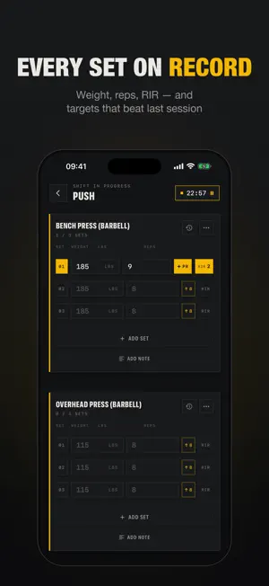 Forma Workout Journal screenshot 2