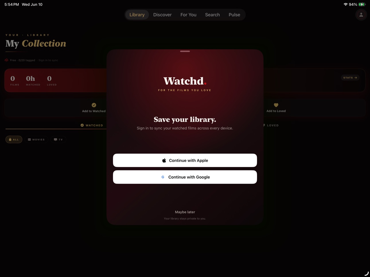 iPad screenshot