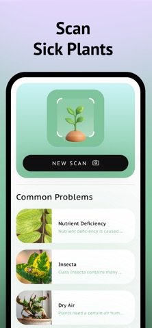 Diagnose Plant Problems App iPhone screenshot