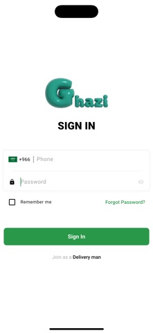 Ghazi Delivery Screenshot 3 of 4