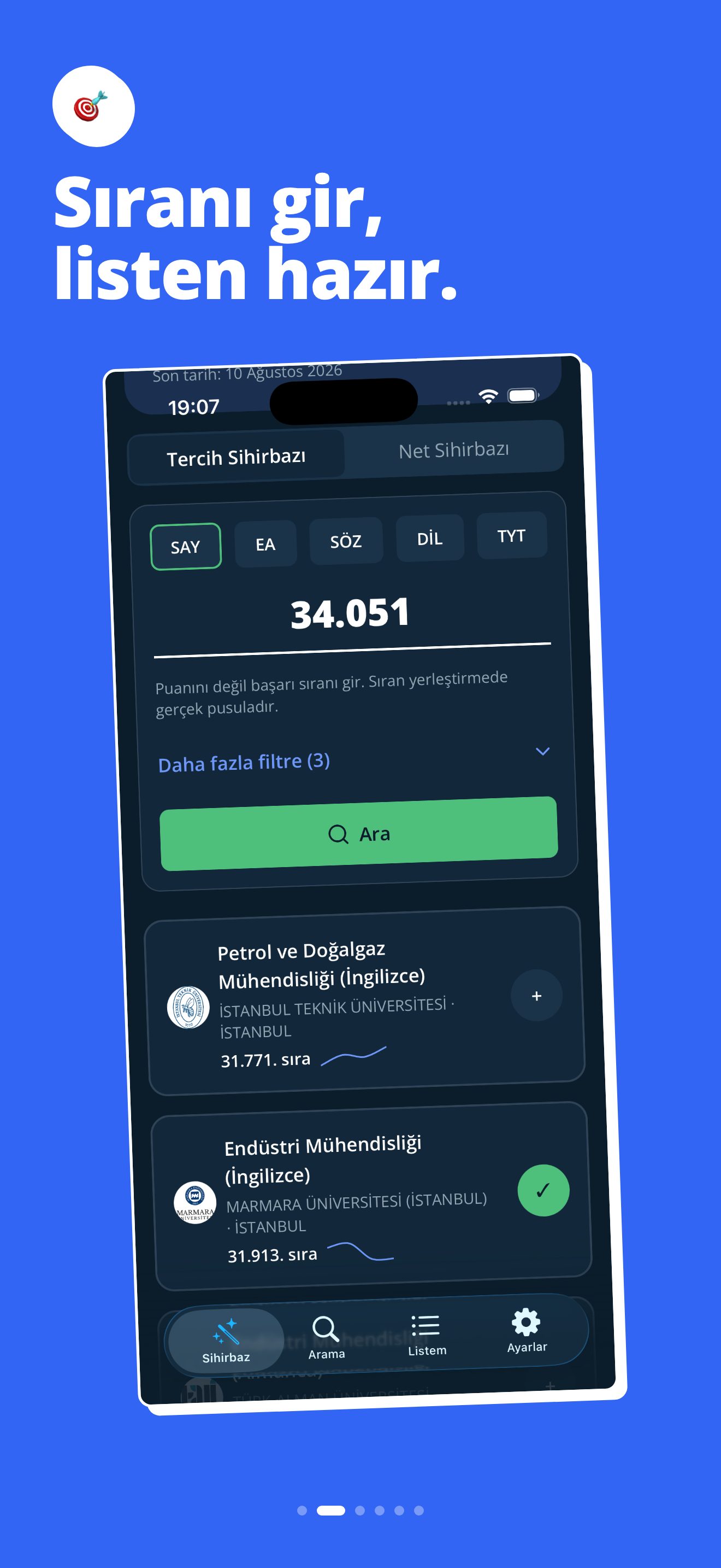 Nos: Tercih Robotu, Kılavuzu screenshot 3