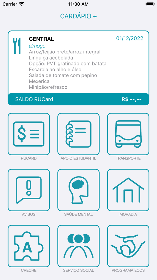 #1. Cardápio USP (iOS) 由: Universidade de São Paulo