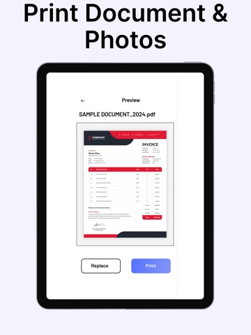 Smart Printer App : PDF Scan iPad screenshot